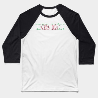 YNYS MON WELSH FLAG Baseball T-Shirt